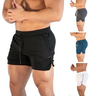 China Breathable Anti-Wrinkle Fitness Sports Shorts With Pockets Workout Mens Sports Muscle Sweat Shorts for sale