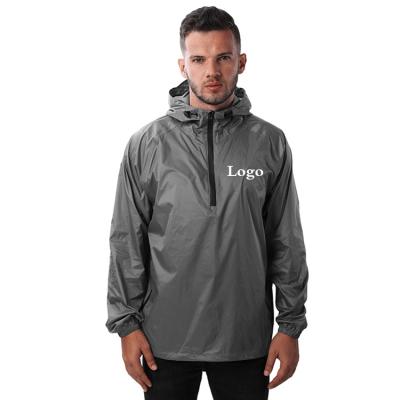 China Mens Windbreaker Jacket Shell Regular Clothing Length Nylon Rain Jacket Stand Windstopper Coat QUICK DRY Waterproof Wholesale Manufacturer for sale