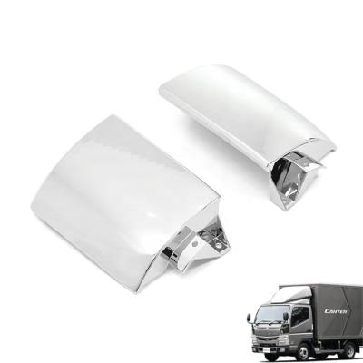 China ABS Chrome Lamp Cover Corner Truck Body Spare Parts For Mitsubishi Fuso Canter 2010 for sale