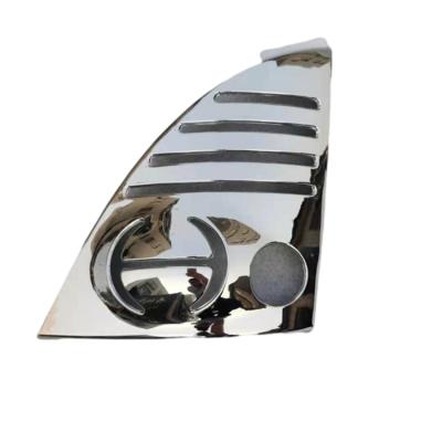 China ABS Chrome Corner Lamp Cover For Hino 500 Mega Truck Body Spare Parts for sale