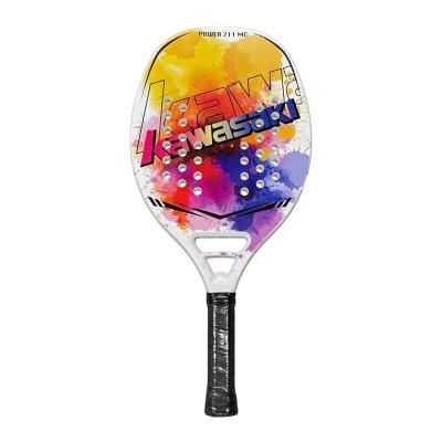 China Professional Beach Tennis Raquete De Tenis Raqueta de Racquete de paddle de Kawasaki Carbon Beach Tennis Racket Carbon Fiber for sale