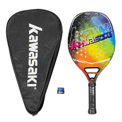 China Carbon& Kawasaki Professional Durable Beach Tennis Racket EVA Face Tennis For Adults carbon glass carbon rackets with bag for sale