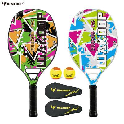 China Professional Kawasaki Carbon Beach Paddle Racquete Beach Tennis Racket Beach Games Tennis Racket for sale