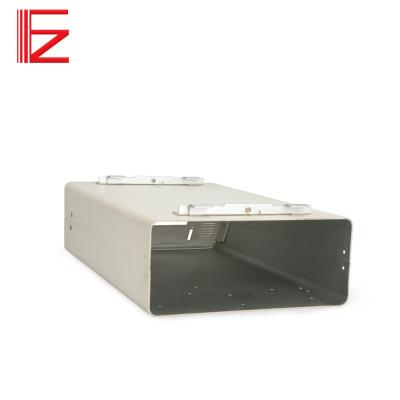 China Aluminum custom spcc laser cut 5052 sheet metal enclosure box aluminum steel bending electrical manufacturers for sale