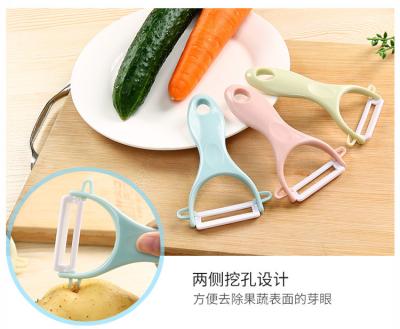 China Kitchen Tool Minimalist Multifunctional Apple Potato Peeling Handle Knife Long for sale