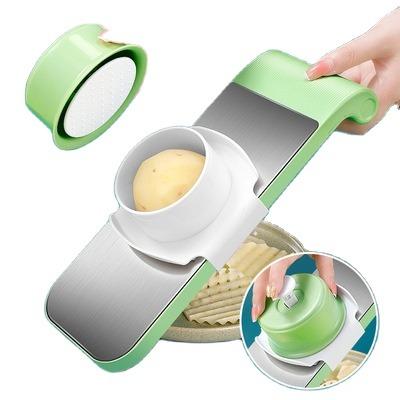 China Kitchen Shredded And Sliced ​​, Disposable Multifunction Potatoes Cutter Stainless Steel Home , Cutting Artifact for sale