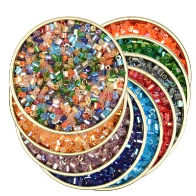 China Wholesale Approx.1000pcs 2mm DIY 11/0 AB Colors H Shape Czech Glass Beads For Jewelry Making DIY for sale