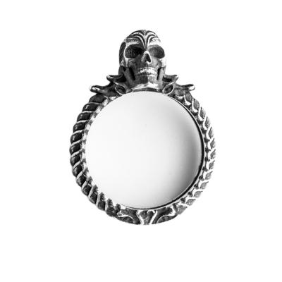 China High Quality Retro Fashion Men's Vintage Skull Barn Cocktail Statement Biker Ring for sale