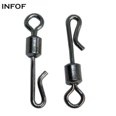 China 1000 Pieces/Bag Copper Alloy Instant Carp Fishing Swivel Fish Tackle Carp Fishing Tackle Accessories for sale