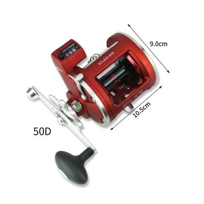 China Durable Trolling Line 5.2:1 3.8:1 Cast Reel 12+1BB Sea Fishing Reel Counter Around Conventional ACL-Spool Baitcasting Reel for sale