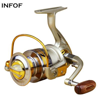 China Free Shipping 12BB Spinning Fishing Reel 1000 - 9000 5.5: 1 Metal Reel Spinning Fishing Reels Carretilha PESCA Spinning Wheel 1000-9000 Series for sale