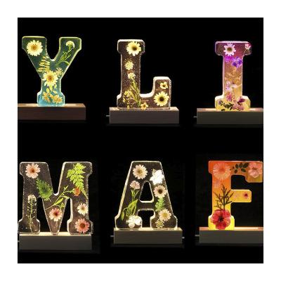 China Large Viable XINCHOUT Alphabet Epoxy Resin Mold, Upper Letter Alphabet Templates, 3D Silicone Mold DIY Decoration for sale