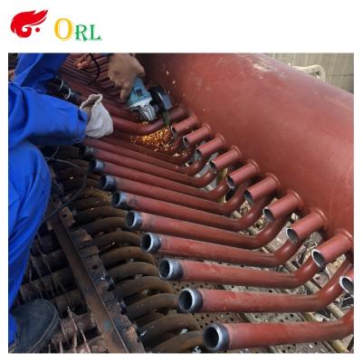 China Central heating boilers alloy steel boiler spare parts boiler header for boiler waterwall panel module for sale