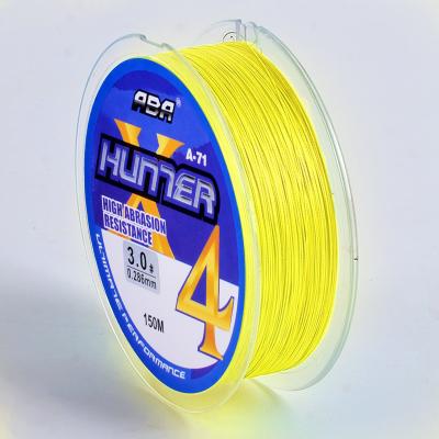 China Super Line 4 Strands Floating Fish Hook High Knot Aba Strength 150m Pe Braided Line for sale