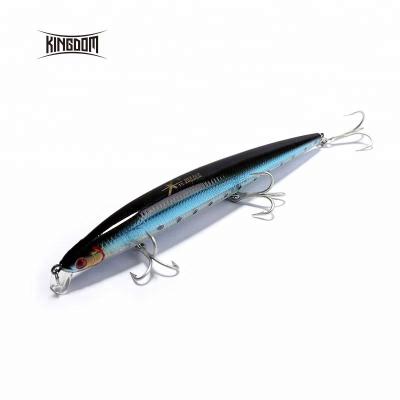 China ABS 120mm 14.5G 143mm21g Minnow Fishing Lure With Wobbler Bait Hook VMC Hard Hook Five Colors Available for sale