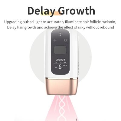 China Household IPL Light Strong Soft Skin Instrument Home Painless Freezing Point Display Pulse Hair Removal for sale