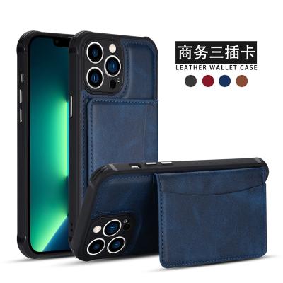 China Luxury Shockproof Wholesale Fashion Amazon PU Leather Mobile Phone Bags & Cases For Apple iPhone 13 12 pro Max With Package Box for sale