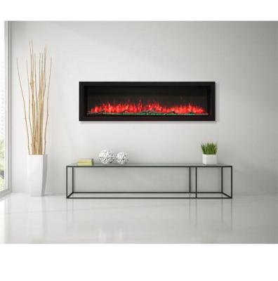 China Hotel 40 50 60 72 Inch Fireplace Decorative Electric Indoor Flame Heater 15kw 3D LED Indoor Fireplace Remote Control Heater for sale