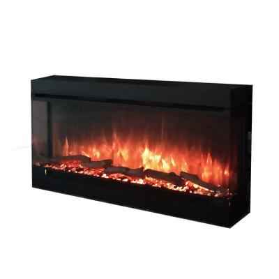 China Best Hotel Fire Place 3D Electric Fireplaces Heater With 7 Colors Changeable LED Flame for sale