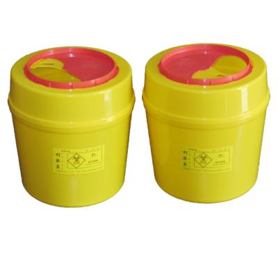 China medical sharps and needle cutter disposal box syringe hospital waste bin container 7006 for sale