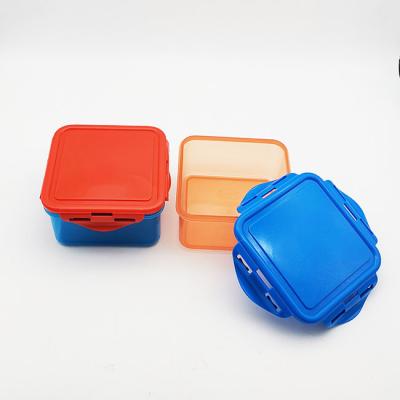 China Microwavable Plastic Lock And Lock Airtight Easy Takeway Food Container School Kids Lunch Box for sale