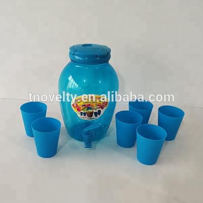 China Home / Parties / Picnic / Resturant / Hotel Cold Durable Juice Using Plastic PET Drink Dispenser With Cups for sale