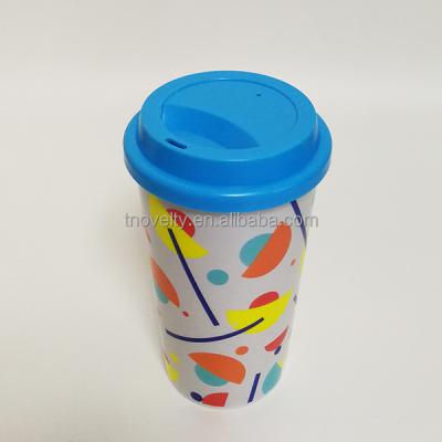 China New Design Hot Selling Plastic 16 Ounce Coffee Cups High Quality Plastic Coffee Cup 550ml for sale