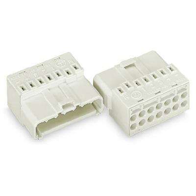 China 7Pin Wago Connector 2.50 MM Series White Belt 267 Grounding 267-510 for sale