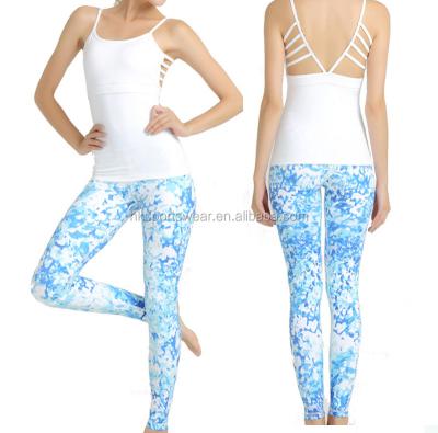 China Antibacterial Women Fitness Activewear, Printed Women's Fitness Wear, Leggings For Women Fitness for sale