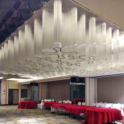 China Good Price Decoration Banquet Hall Villa Department Large Luxury Modern Project Led Chandelier Lamp for sale