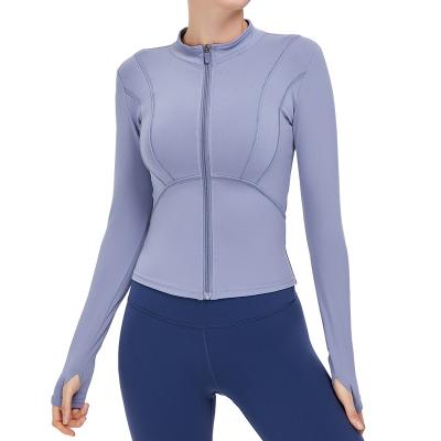 China Wholesale Custom Women's Loose Yoga Long Sleeve Gym Workout T-Shirt Ladies Breathable Single Sports Tops Basic Shirts for sale