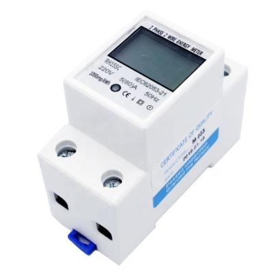 China Mini Size High Quality Single Phase Industrial Watt Hour Meter for sale