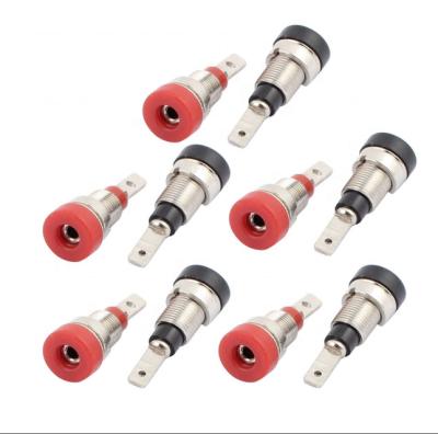 China Power 2mm Banana Plug Banana Jack For Panel Mount Flat Pin For Test Equipment for sale