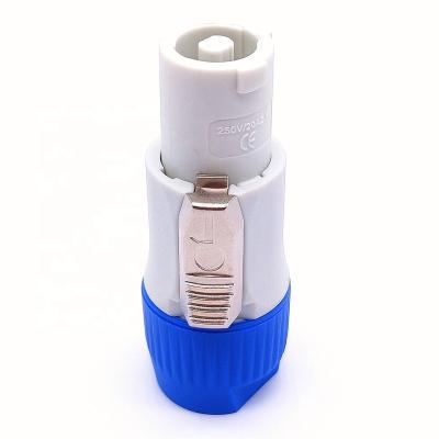 China audio & Video Waterproof 3 Pole Cable Connectors Twist Lock Plug, Outdoor Male Power Cable Plug Connector. for sale