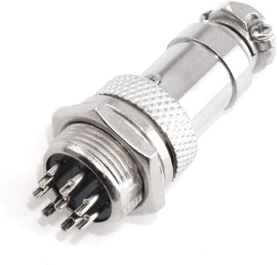 China audio & GX12 8-Pin 12mm Visual Waterproof Female/Male Socket GX12-8 Plug Aviation Connector Wire Panel Connector for sale