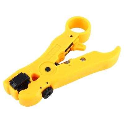 China RG6 RG59 RG11 Coaxial Cable Crimper Multi Functional Adjustable Compression Hand Tool Coax Cable Crimpers Stripper Tool for sale