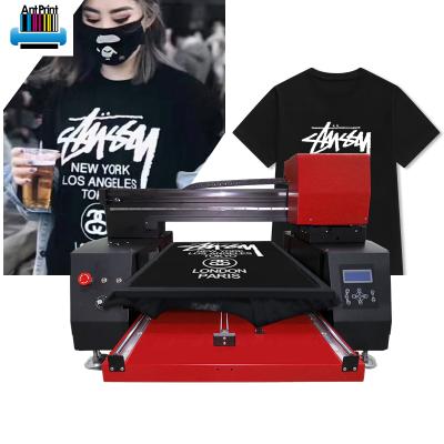 China Hotels 2020 New Design A3 Size Directly UV To Garment Printer Digital Cloth Sweater Fabric T-shirt Printing Machine for sale