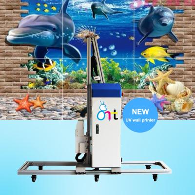 China 2021 New Wall Decor 2021 Inkjet Printer Room Wall Printer Machine UV Vertical Effect 3d Indoor Wall Printing Machine for sale