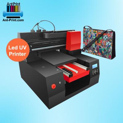 China Hotels Most Fasion PU Leather Color Photo Printer Machine Leather Bag Wallet UV Printer with Soft UV Ink for sale