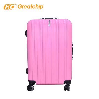 China New Fashion Design Pink Trolley Luggage, Kids Travel Suitcase Luggage Rack Hard Strong Luggage for sale