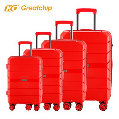 China New Design Fashion Hard Shell Trolley Luggage Strong Suitcase Traveling Bags Luggage for sale