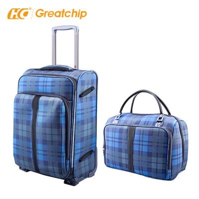 China Fashionable Wholesale Cheap Cloth Box Suitcase Bag Packing Travel Bags Luggage Set Suitcase for sale