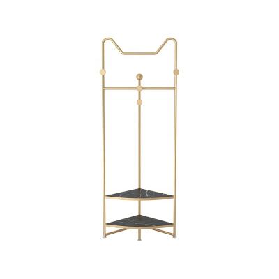 China Wholesale Nordic Convertible Elegant Stainless Steel Metal Metal Coat Rack Coat Racks Entryway Stand Furniture Wholesale Nordic Convertible Coat Rack for sale