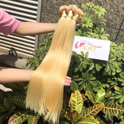 China Discount 10A Wave XBL Halloween Silky Straight Blonde Hair, 613 dyeable Peruvian Hair Weave, Virgin Peruvian Honey Blonde Hair Weave Wholesale for sale