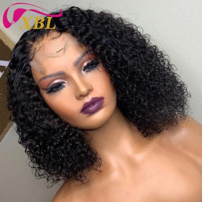 China 2021 Factory Design Honey Wigs XBL Curly Hair Lace Frontal Wig 100% Brazilian Hair Products New Aliexpress Hair Wigs for sale