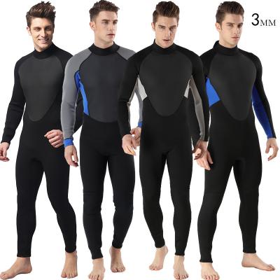 China Custom Breathable 3mm Neoprene Spearfishing Antibacterial Surfing Diving Wetsuit Custom Made Antibacterial For Men for sale