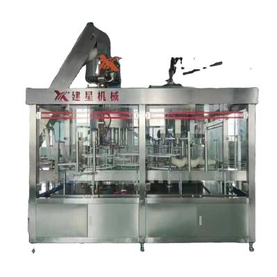 China Full Automatic Liquid Food Filling And Capping Machine For Edible Oil for sale