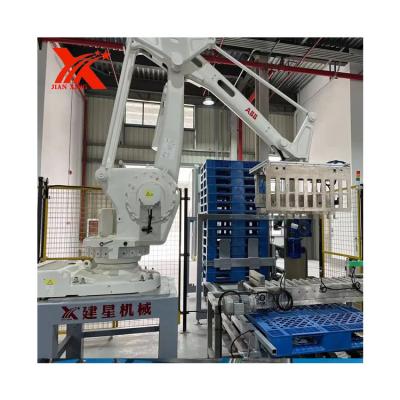 China High Efficiency Robot Palletizer Machine For Capping And Packing Machine Production Line for sale