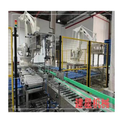 China High Efficiency Case Pallet Stack Palletizing Robot Palletizing Robotic Line Stacking Machine for sale