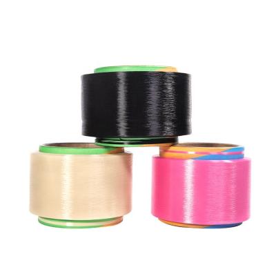 China High tenacity good quality polyamide filament yarn nylon 6 dope dyed color poy for ultimate dty for sale